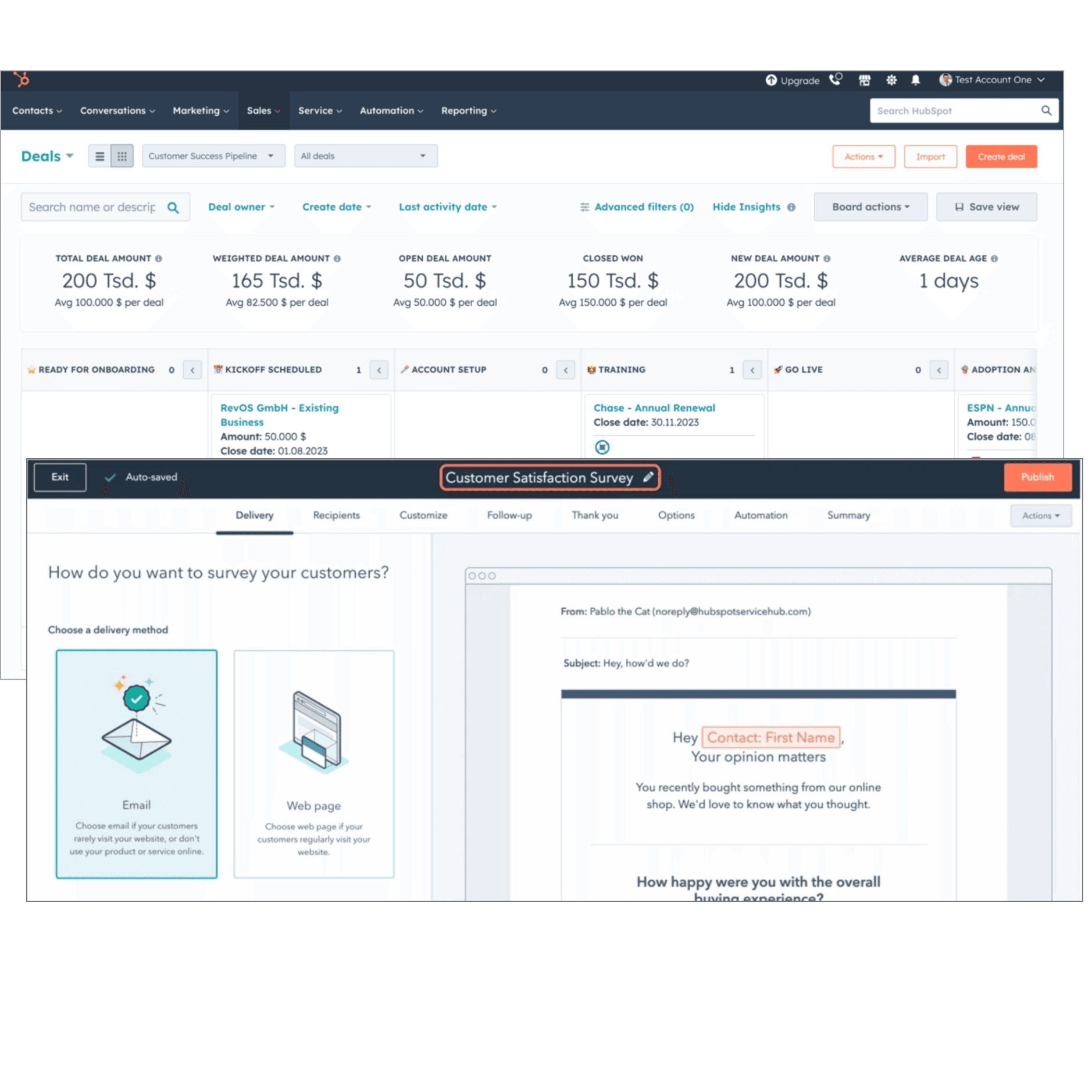 Customer Surveys and Sequences in HubSpot